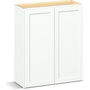Reliabilt Parkstone II Reliabilt Parkstone II Brilliant White Wall Cabinet, 2 Doors, 30-in x 36-in - 641247 | Lowe's Pro Supply